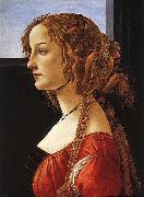 BOTTICELLI, Sandro Portrait of a Young Woman after USA oil painting artist